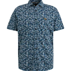 PME Legend Overhemd Met Korte Mouwen Blauw Hot
