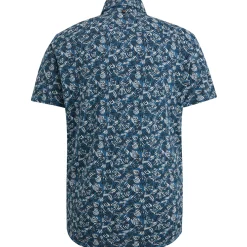 PME Legend Overhemd Met Korte Mouwen Blauw Hot