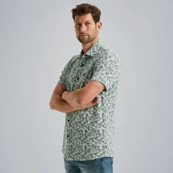 PME Legend Overhemd Met Korte Mouwen Groen Discount
