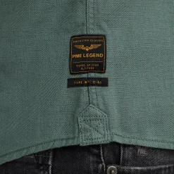 PME Legend Overhemd Met Korte Mouwen Blauw Shop