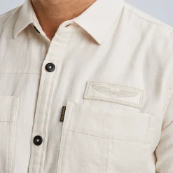 PME Legend Overhemd Met Korte Mouwen Beige Fashion