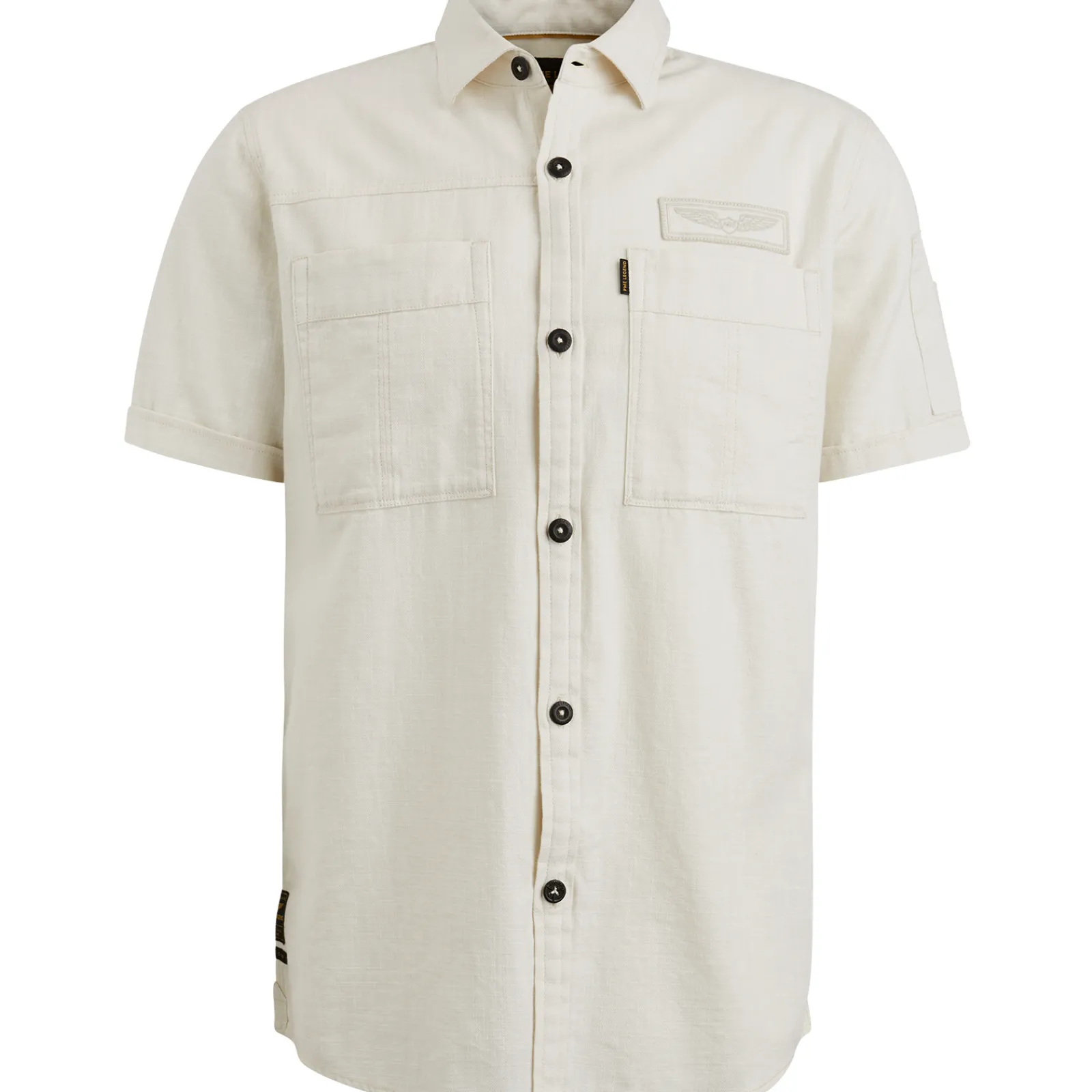 PME Legend Overhemd Met Korte Mouwen Beige Fashion