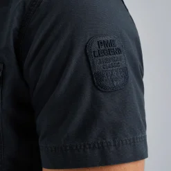 PME Legend Overhemd Met Korte Mouwen Blauw Outlet