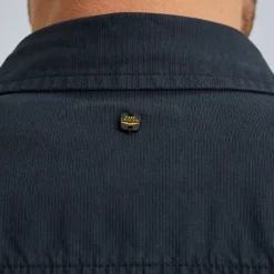 PME Legend Overhemd Met Korte Mouwen Blauw Outlet