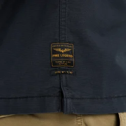 PME Legend Overhemd Met Korte Mouwen Blauw Outlet