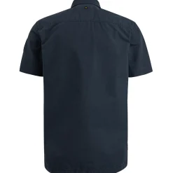 PME Legend Overhemd Met Korte Mouwen Blauw Outlet