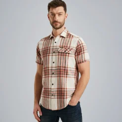 PME Legend Overhemd Met Korte Mouwen Roze Flash Sale