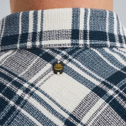 PME Legend Overhemd Met Korte Mouwen Blauw Clearance