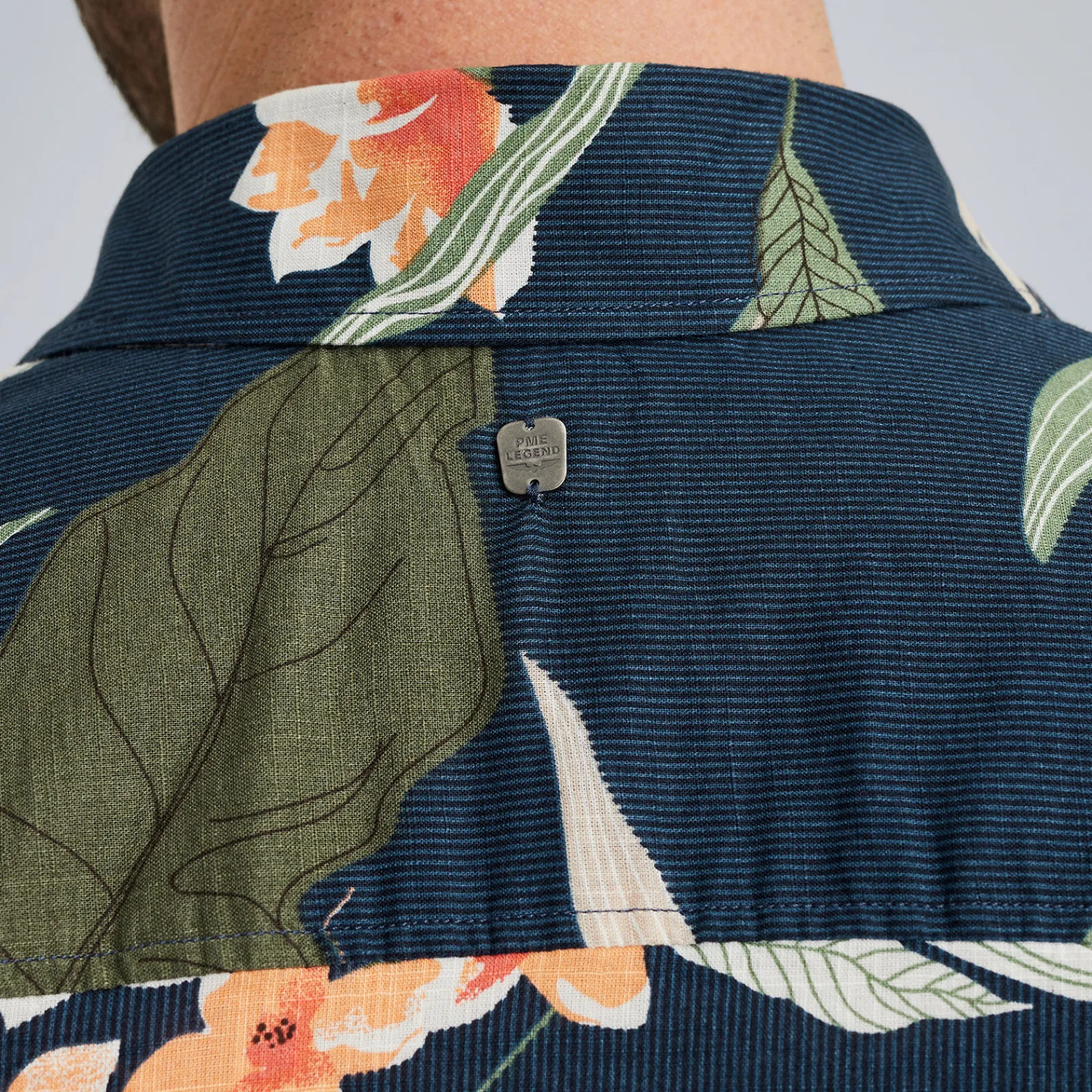 PME Legend Overhemd Met Korte Mouwen Blauw New