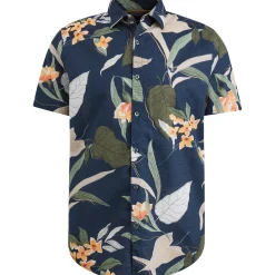 PME Legend Overhemd Met Korte Mouwen Blauw New