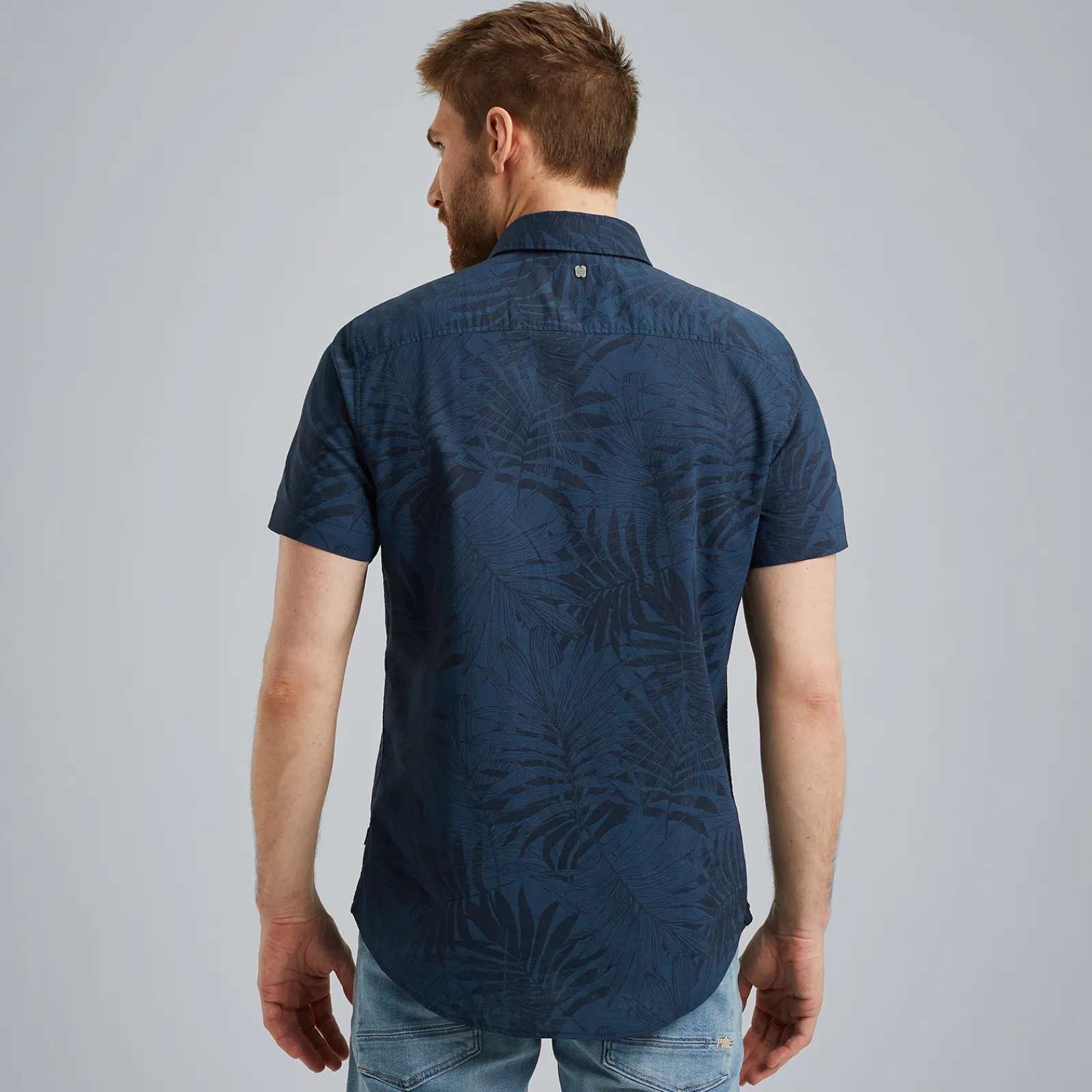 PME Legend Overhemd Met Korte Mouwen Blauw Hot
