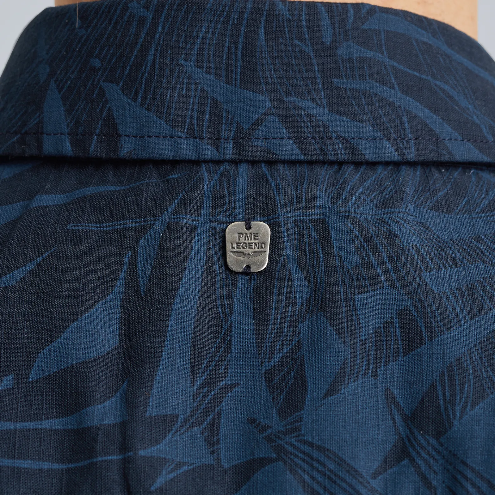PME Legend Overhemd Met Korte Mouwen Blauw Hot