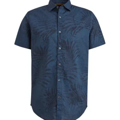 PME Legend Overhemd Met Korte Mouwen Blauw Hot