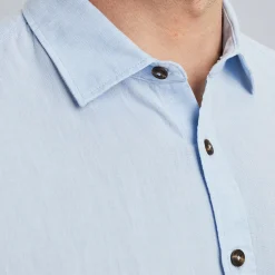PME Legend Overhemd Met Korte Mouwen Blauw Sale