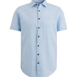 PME Legend Overhemd Met Korte Mouwen Blauw Sale