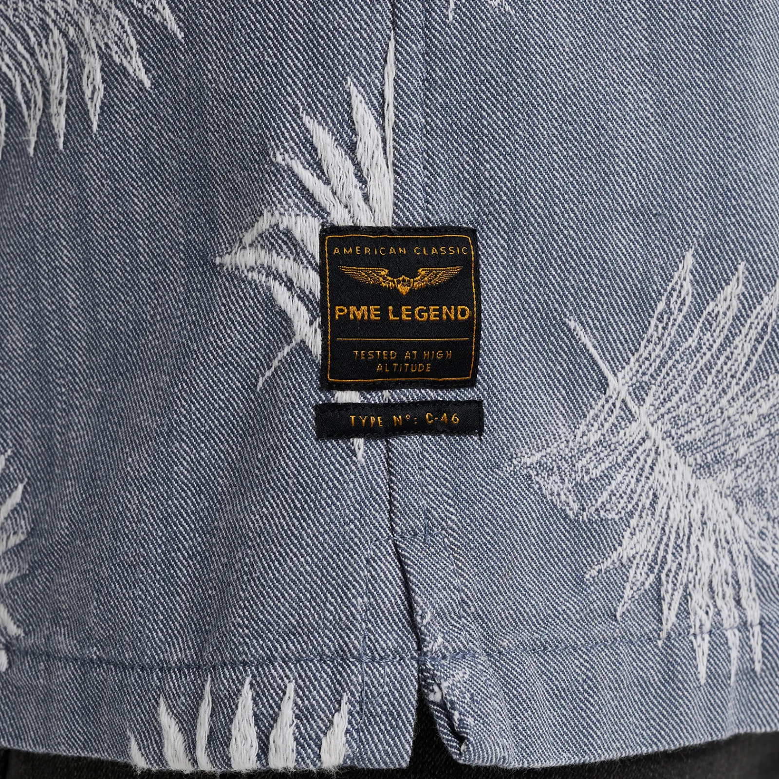 PME Legend Overhemd Met Korte Mouwen Blauw Cheap