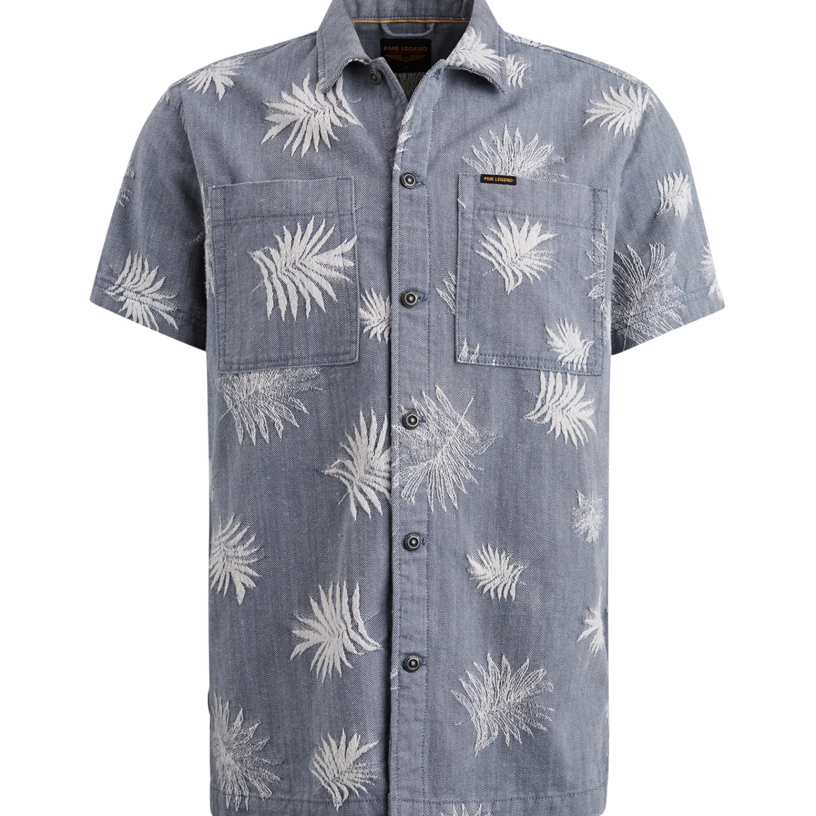PME Legend Overhemd Met Korte Mouwen Blauw Cheap