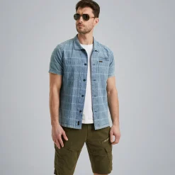 PME Legend Overhemd Met Korte Mouwen Blauw Online