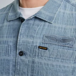 PME Legend Overhemd Met Korte Mouwen Blauw Online