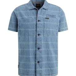 PME Legend Overhemd Met Korte Mouwen Blauw Online