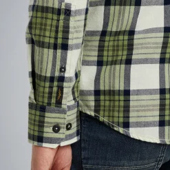 PME Legend Overhemd Met Ruitpatroon Groen Outlet
