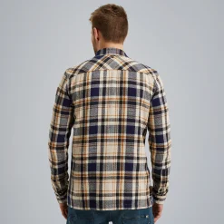 PME Legend Overhemd Met Ruitpatroon Blauw Clearance