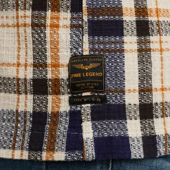 PME Legend Overhemd Met Ruitpatroon Blauw Clearance