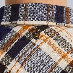 PME Legend Overhemd Met Ruitpatroon Blauw Clearance