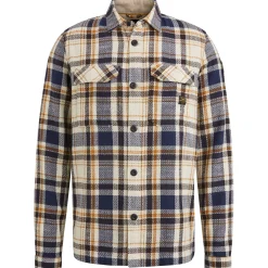 PME Legend Overhemd Met Ruitpatroon Blauw Clearance