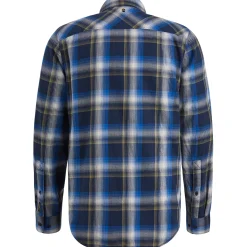 PME Legend Overhemd Met Ruitpatroon Blauw Hot