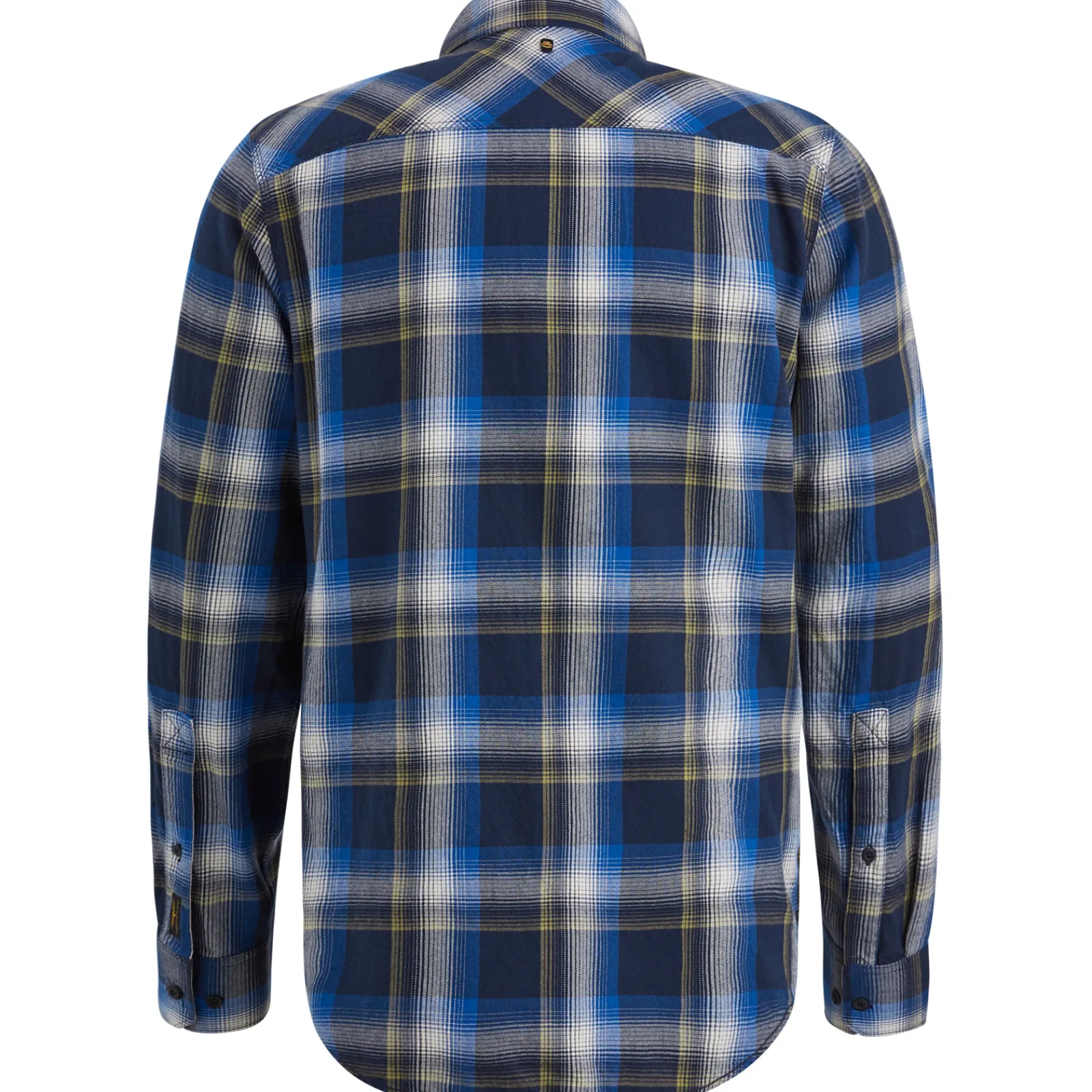 PME Legend Overhemd Met Ruitpatroon Blauw Hot