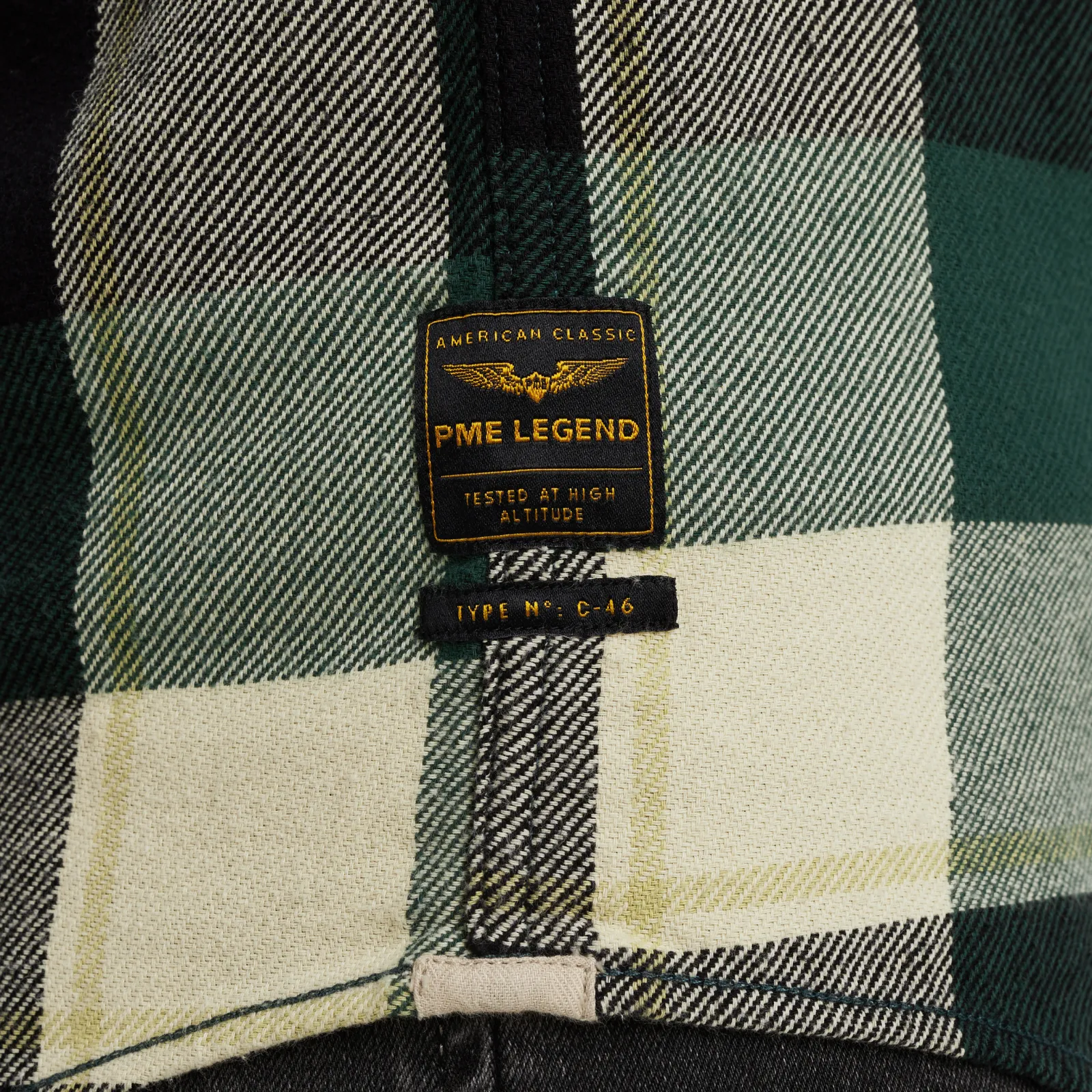 PME Legend Overhemd Met Ruitpatroon Groen Discount