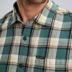 PME Legend Overhemd Met Ruitpatroon Blauw Flash Sale
