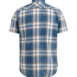 PME Legend Overhemd Met Ruitpatroon Blauw Cheap