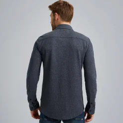 PME Legend Overhemd Met Wafelstructuur Blauw New