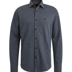 PME Legend Overhemd Met Wafelstructuur Blauw New