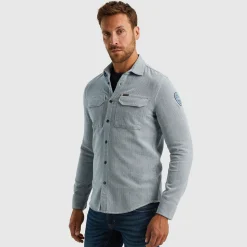 PME Legend Overhemd Van Katoen Blauw Sale