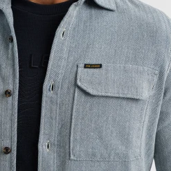 PME Legend Overhemd Van Katoen Blauw Sale