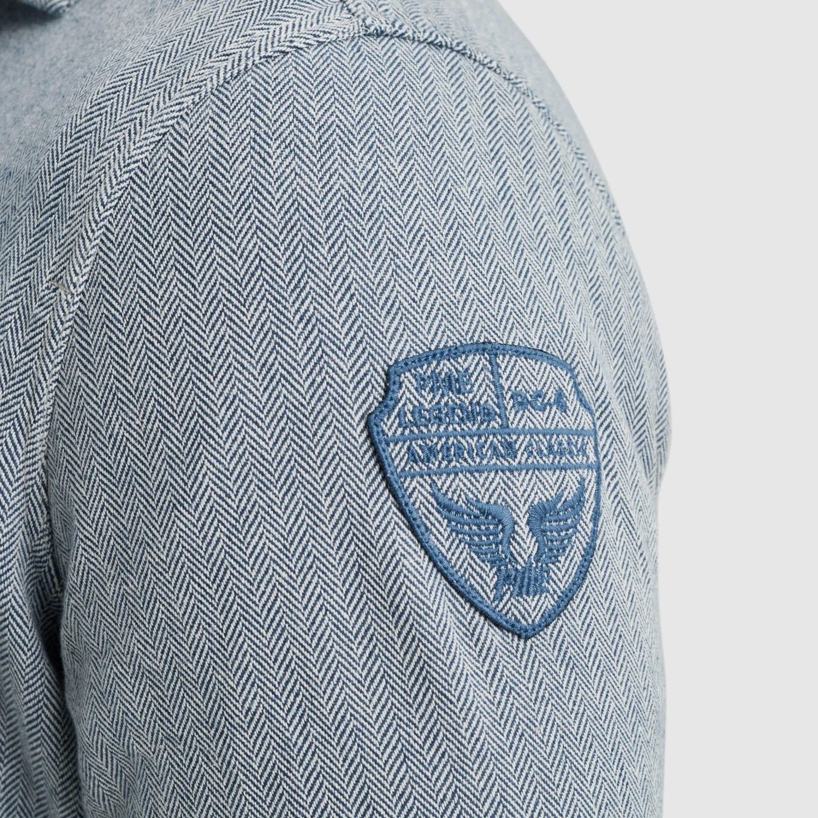 PME Legend Overhemd Van Katoen Blauw Sale