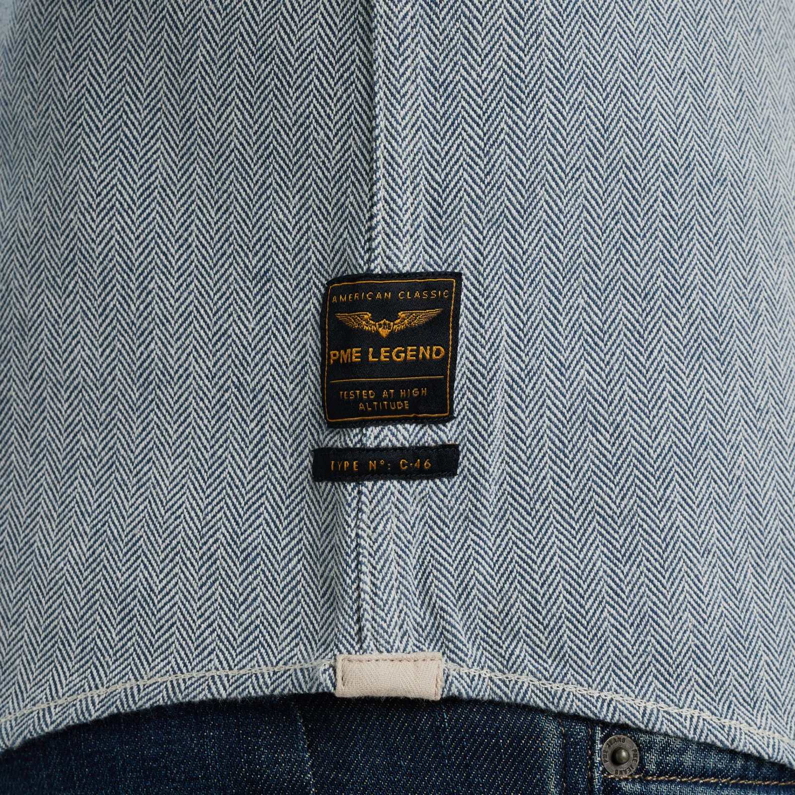 PME Legend Overhemd Van Katoen Blauw Sale