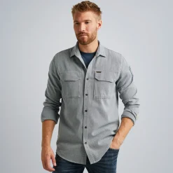 PME Legend Overhemd Van Katoen Blauw Sale