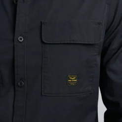 PME Legend Overhemd Van Katoen Met Stretch Grijs Fashion