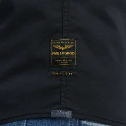 PME Legend Overhemd Van Katoen Met Stretch Grijs Fashion