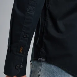 PME Legend Overhemd Van Katoenen Twill Blauw Shop
