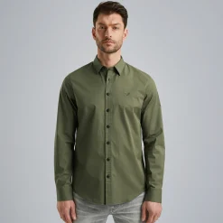 PME Legend Overhemd Van Katoenen Twill Groen Fashion