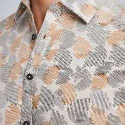 PME Legend Overhemd Van Katoen/linnen Beige Sale
