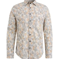 PME Legend Overhemd Van Katoen/linnen Beige Sale