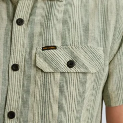 PME Legend Overhemd Van Katoen/linnen Blauw Shop