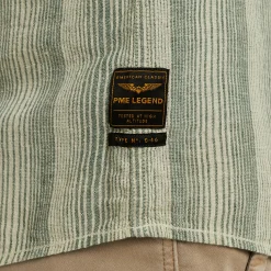 PME Legend Overhemd Van Katoen/linnen Blauw Shop