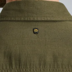 PME Legend Overhemd Van Katoen/linnen Groen Flash Sale